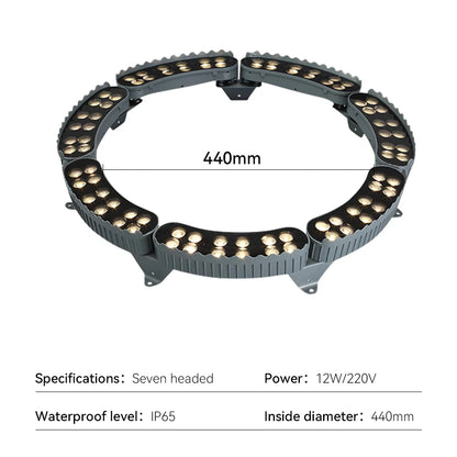 LED Outdoor Tree Spot Light LED Wall Washer Aluminum RGB IP65 Can be used outdoors under large trees and cylindrical cones - GlowMart