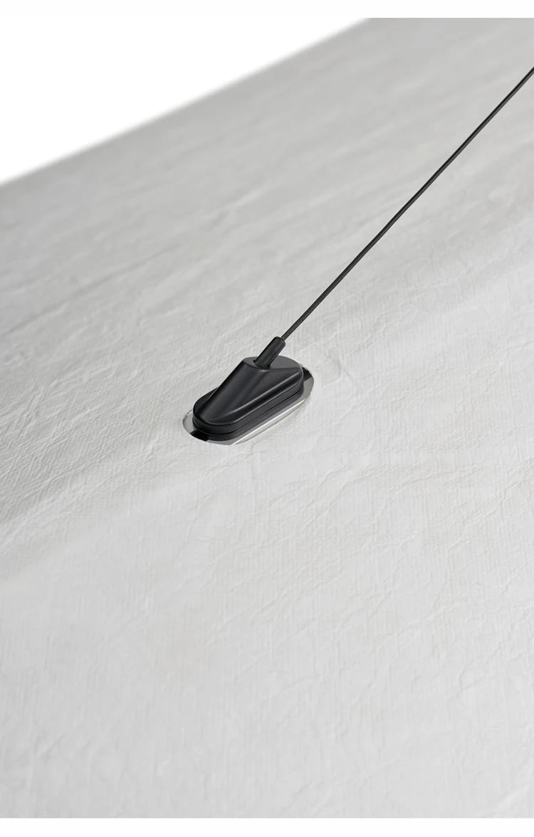 Modern Led Home Decoration Lustre Vertigo Chandelier Fabric Lampshade Light Dining Room Simple Nordic Living Room Ceiling Lamp