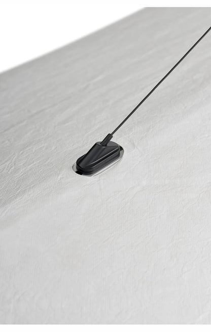 Modern Led Home Decoration Lustre Vertigo Chandelier Fabric Lampshade Light Dining Room Simple Nordic Living Room Ceiling Lamp