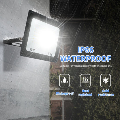 LED Flood Light 10W 20W 30W 50W 100W AC 220V LED Floodlight IP66 Waterproof Reflector Spotlight Street Light Outdoor Garden Lamp - GlowMart