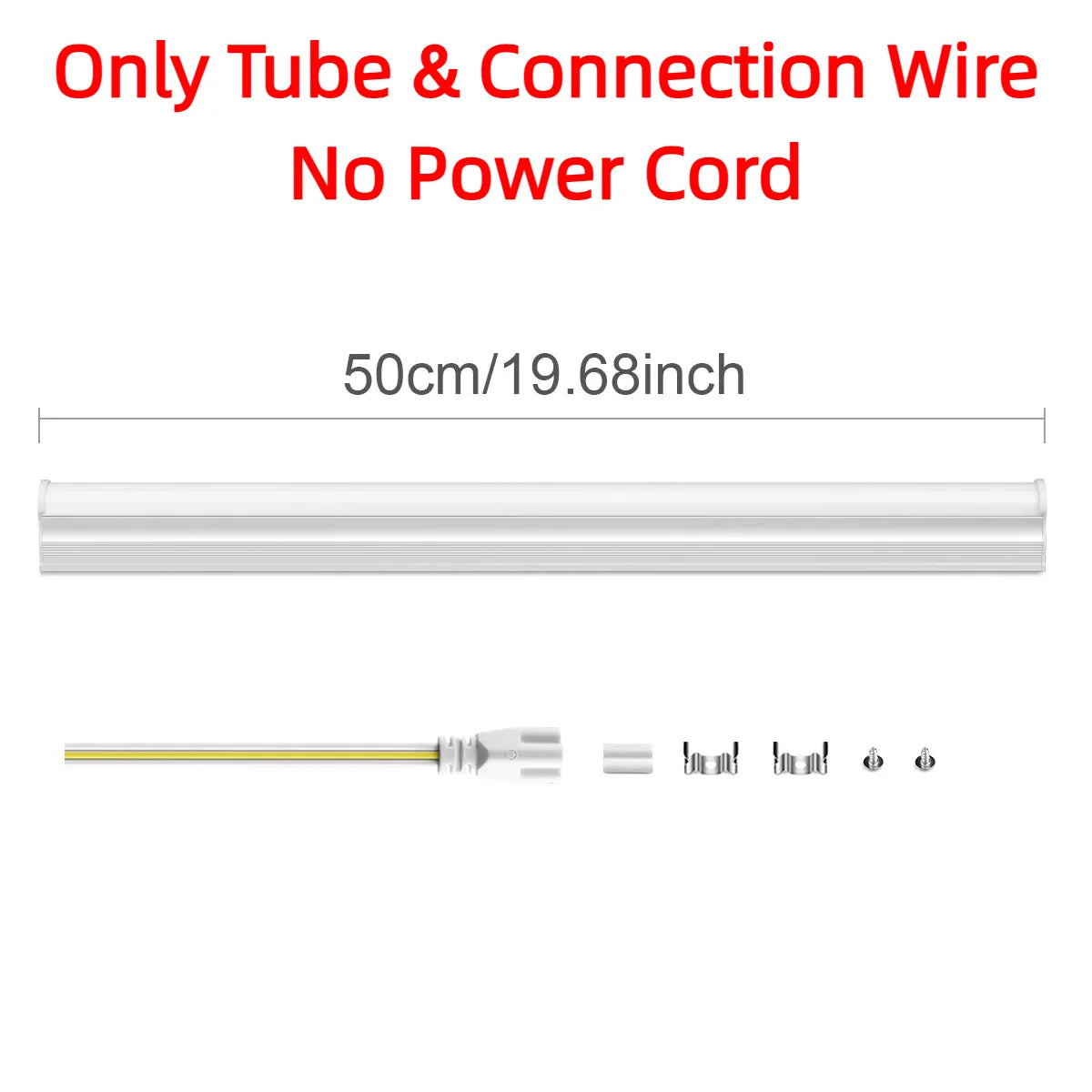 Latest T5 LED Lamp Tube 50CM/19.69in Aluminum Alloy Shell SMD 2835 220V 110V For Kitchen Vestibule Hallway Bedroom Wall Lighting - GlowMart