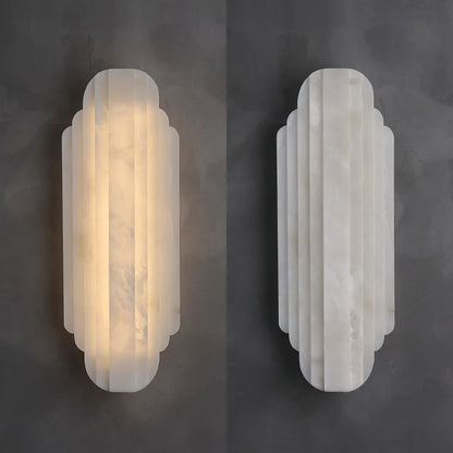 Luxury Marble Wall Lamp for Villa Living Room Corridor Stair Spanish Alabaster Decor Lighting French Postmodern Designer Light