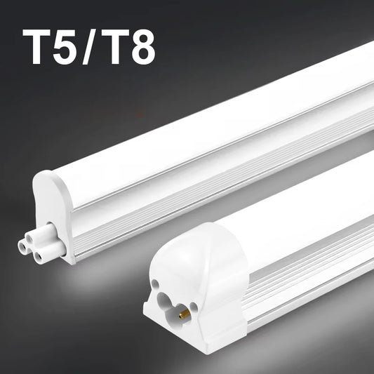 50CM T5 T8 Aluminum LED Light Tube 15W 25W LED Lamp Tube 110V 220V For Desk Work Shop Garage Warehouse Kitchen Cabinet Lighting - GlowMart