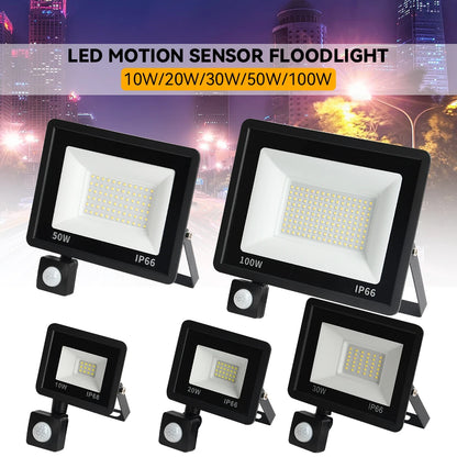 Outdoor LED Flood Lights 10W 20W 30W 50W 100W Bright Security Light IP66 Waterproof White Floodlight for Garage Garden Stadium - GlowMart