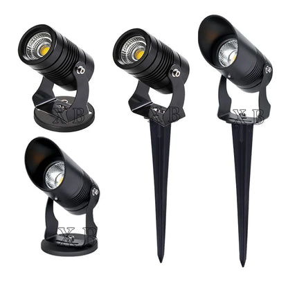 4PCS 1W 3W 5W 7W 10W LED Garden Lawn Lamp Outdoor LED Spike Light Waterproof Lighting Garden Path Spotlights AC 85-265V  DC12V - GlowMart