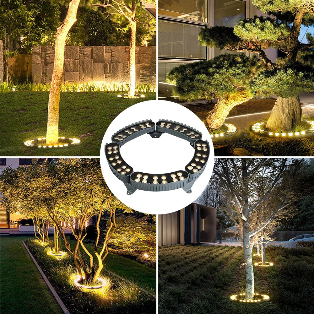 LED Outdoor Tree Spot Light LED Wall Washer Aluminum RGB IP65 Can be used outdoors under large trees and cylindrical cones - GlowMart