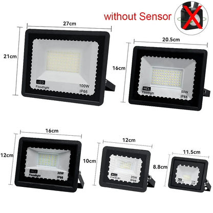 Outdoor LED Flood Lights 10W 20W 30W 50W 100W Bright Security Light IP66 Waterproof White Floodlight for Garage Garden Stadium - GlowMart