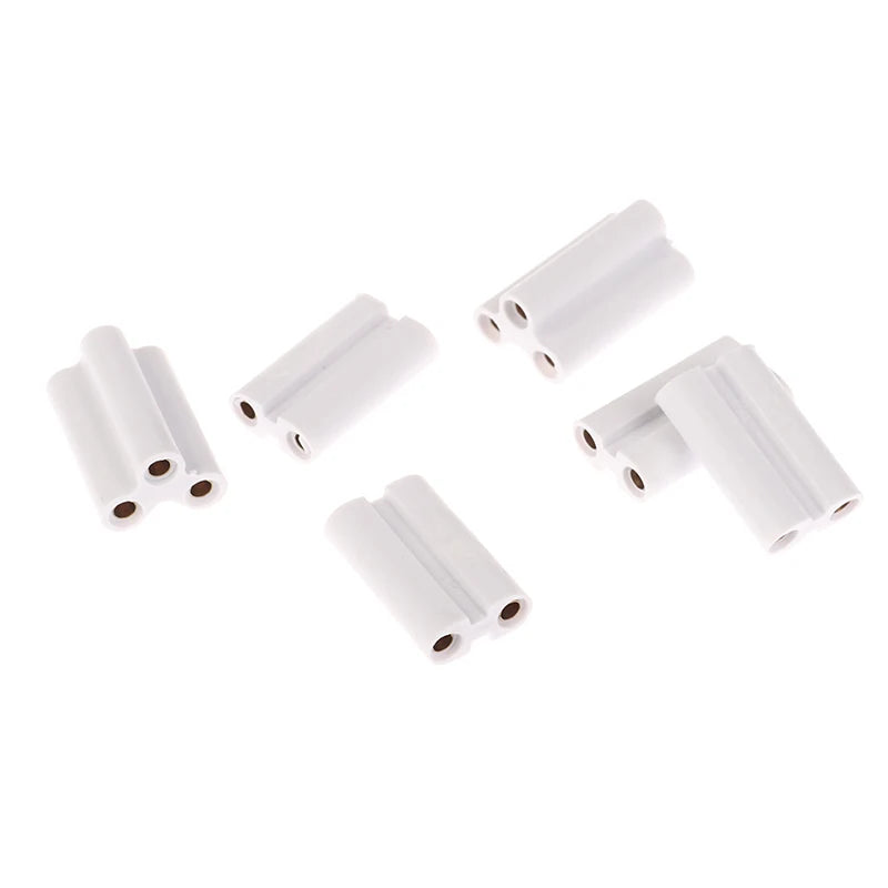 10Pcs Led Light And Fluorescent Connector Seamless Joint Unit Be Used In T5 T8 Tube Lamp 2 Pins 3 Pins Connectors Joints - GlowMart