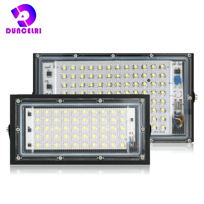 50W 100W Led Flood Light AC 220V 230V 240V Outdoor Floodlight Spotlight IP65 Waterproof LED Street Lamp Landscape Lighting - GlowMart