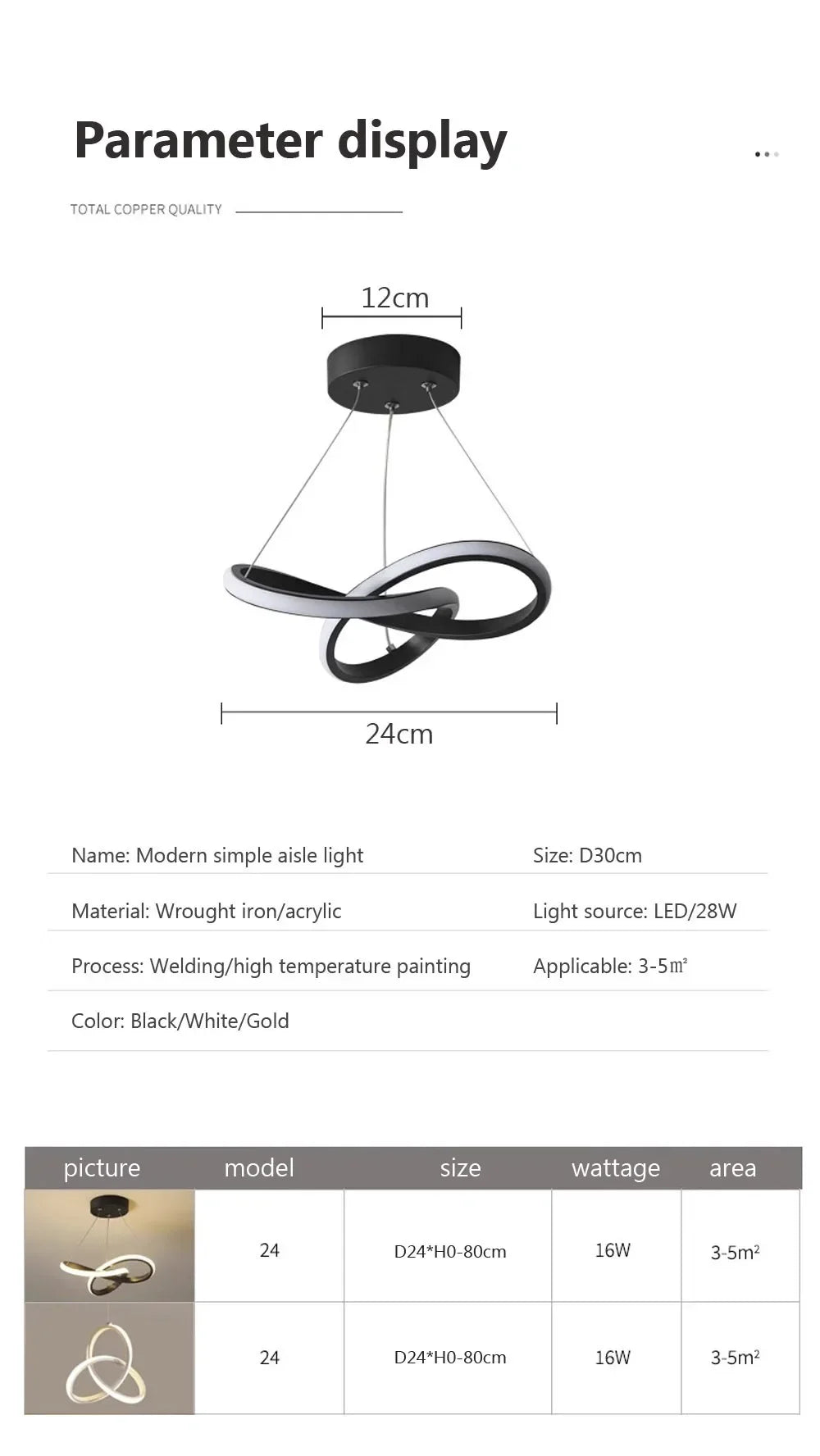 DARHYN Modern LED Pendant Light Creative Hanging Light Irregular Streamlined Design Suitable For Indoor Lighting In Restaurants - GlowMart
