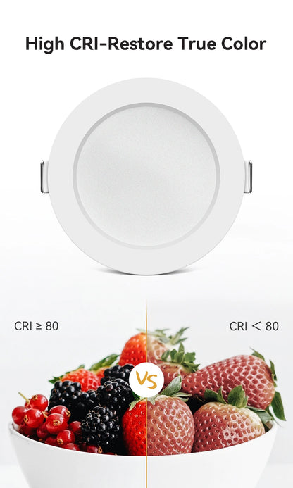 LED Downlight Recessed Ceiling Lamp 7W 9W 12W 20W AC220V Cold White LED Spotlight for Living Room Corridor Bathroom Kitchen - GlowMart