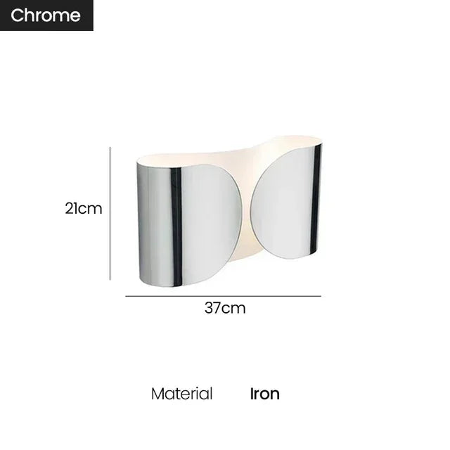 Modern LED wall lamps Dining Living room indoor artistic decorative lighting Bedroom bedside black gold white metal wall lamps - GlowMart