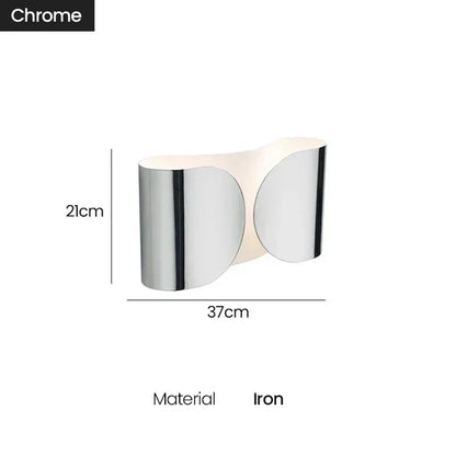 Modern LED wall lamps Dining Living room indoor artistic decorative lighting Bedroom bedside black gold white metal wall lamps - GlowMart