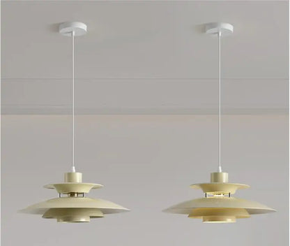 Danish Design LED Art Pendant Light Multicolor Umbrella Hanging Chandelier Living Dining Room Restaurant Lustre Pendant Lamp - GlowMart