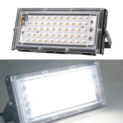 50W LED Flood Light Outdoor Lighting 220V 240V Floodlight Waterproof IP65 Reflector Projecteur LED Exterieur Focus Spotlight - GlowMart