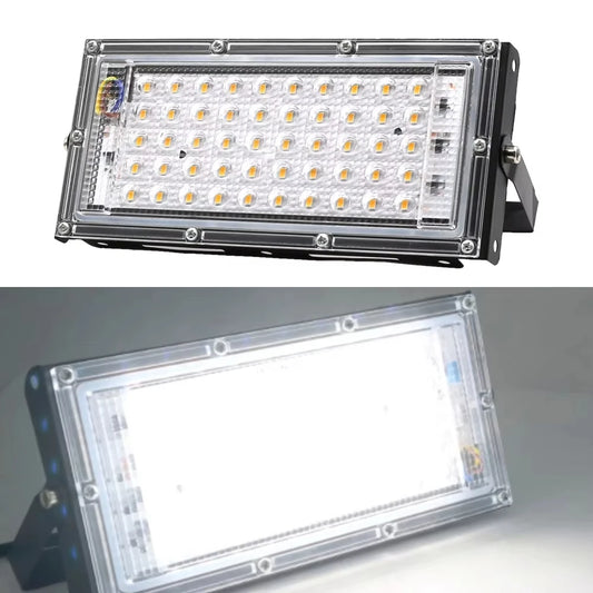 50W LED Flood Light Outdoor Lighting 220V 240V Floodlight Waterproof IP65 Reflector Projecteur LED Exterieur Focus Spotlight - GlowMart