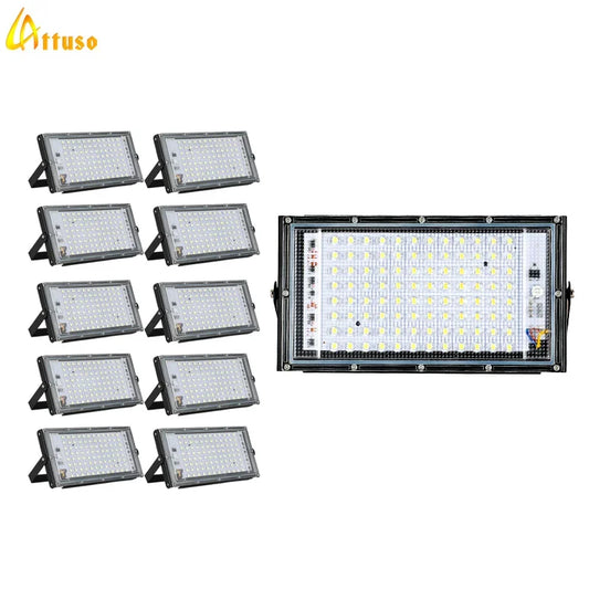 50W 100W Led Flood Light IP65 Waterproof AC 110V 220V Outdoor Floodlight Spotlight LED Reflector Street Lamp Wall Flood Lights - GlowMart