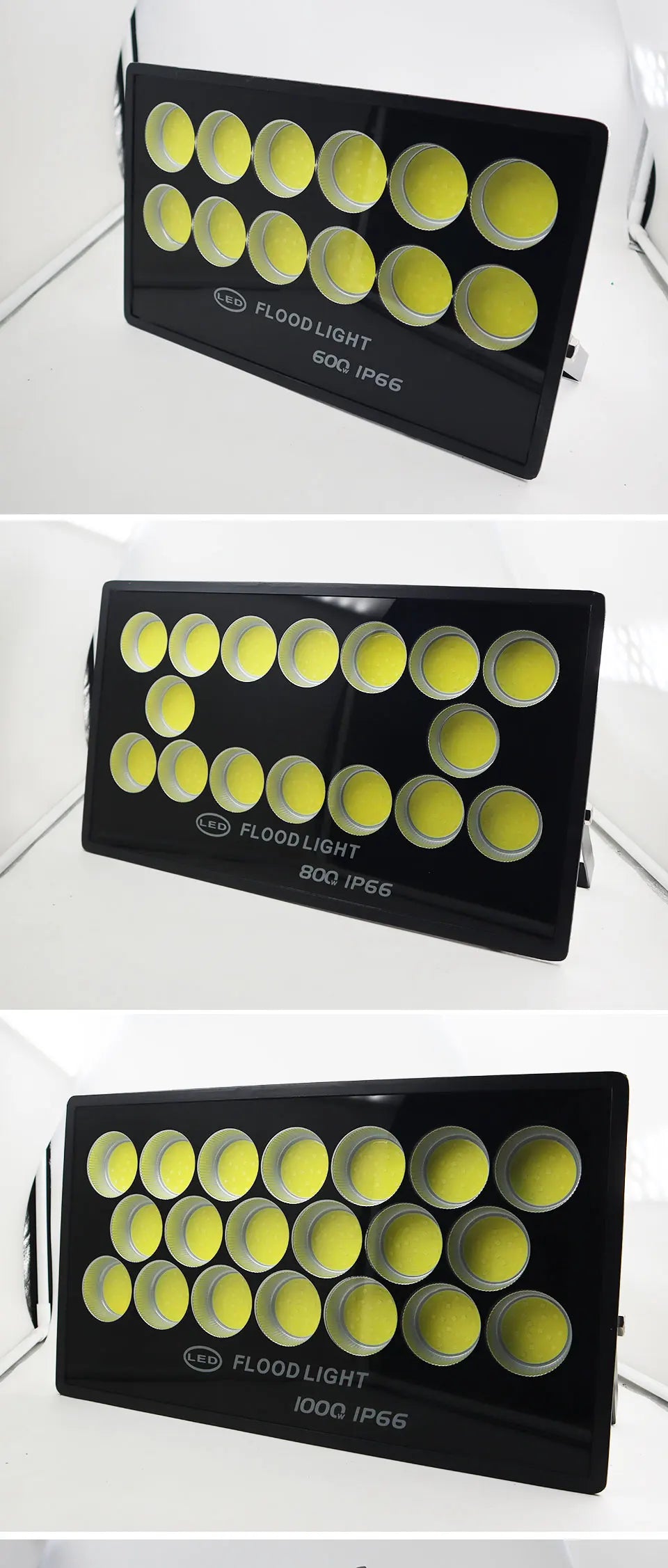 Led Flood Light 100W-1000W AC 220V Outdoor Wall Floodlight Spotlight IP66 Waterproof LED Street Lamp - GlowMart