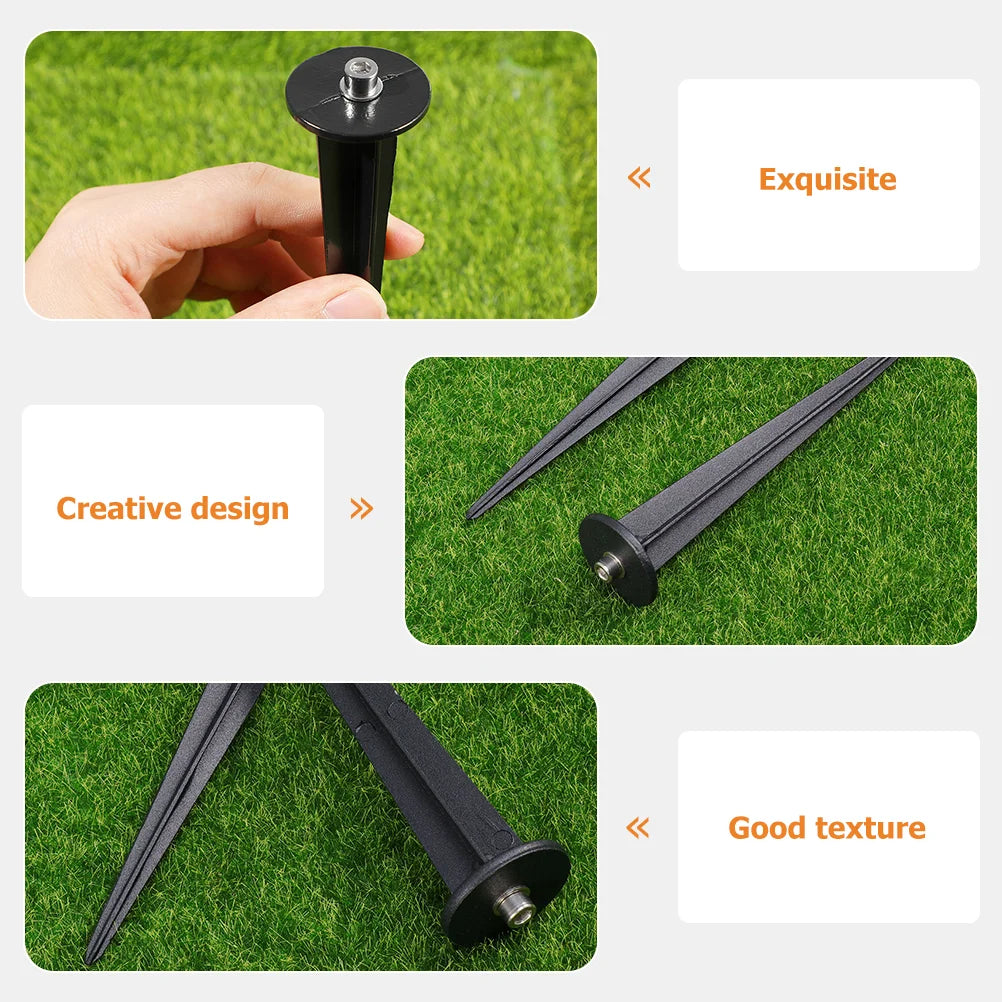 6Pcs Light Stake Stakes Lights Ground Spike Solar Garden Spikes Landscape Lamp Replacement Led Yard Flood Lamps Lighting Pathway - GlowMart