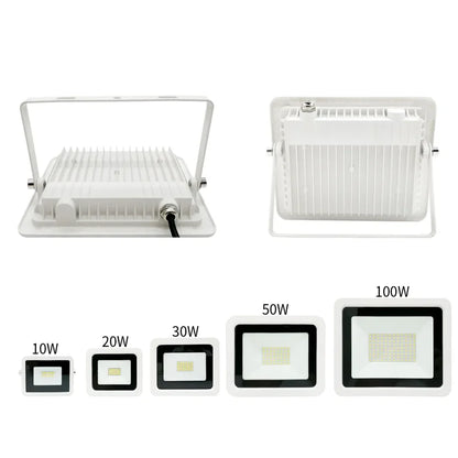 LED Flood Light AC220V 10W 20W 30W 50W 100W IP68 Waterproof Outdoor Garden Projector Lighting Refletor Spotlight Wall Floodlight - GlowMart