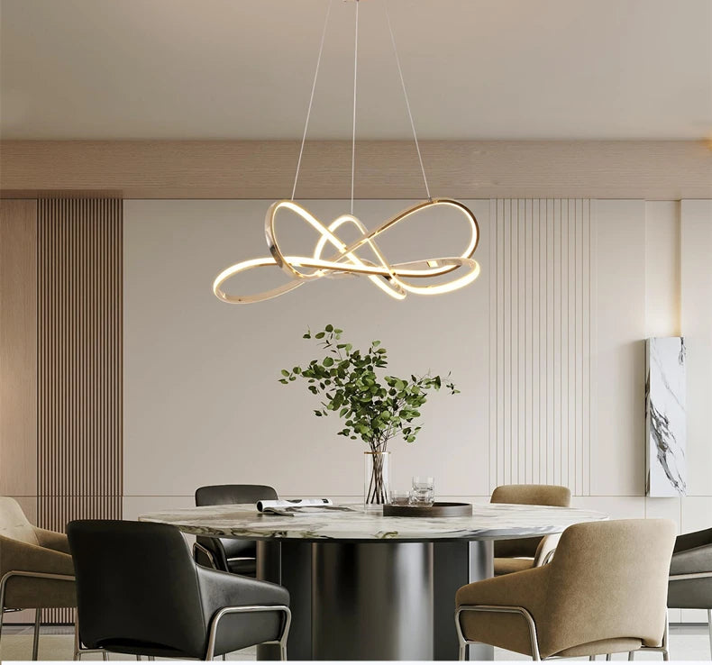 Modern LED Pendant Light DIY Chandelier Lights For Dining Room Living Room Bar Kitchen Room Ceiling Hanging Lamp Home Decor Lamp - GlowMart