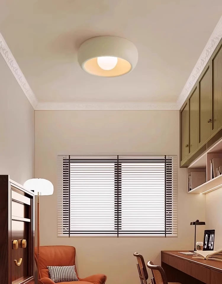 Entrance Ceiling Light Creamy Style Balcony Hallway Light Hallway Laundry Room Light Wardrobe Creative  Lighting Fixtures