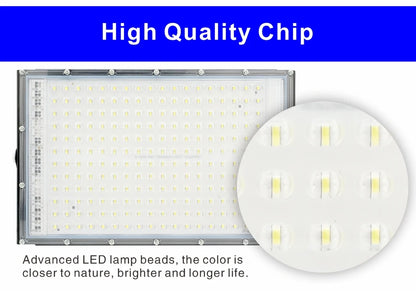 Led Flood Light 50W 100W 150W 200W 110V 220V Outdoor Floodlights IP65 Waterproof Wall Lamp Reflector Led Street Light - GlowMart
