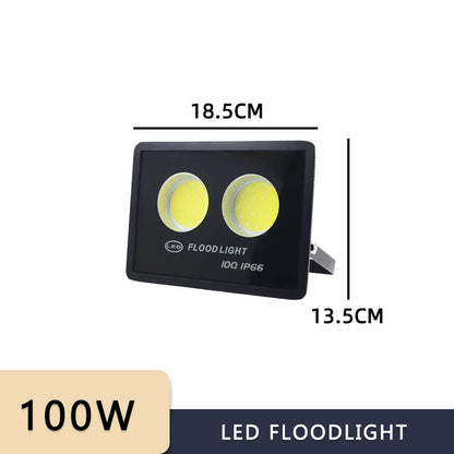 Led Flood Light 100W-1000W AC 220V Outdoor Wall Floodlight Spotlight IP66 Waterproof LED Street Lamp - GlowMart