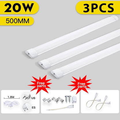 LED Tube Lights Cabinet Light 110V 220V LED Lamps Ceiling Bar Lights Wall Lamp LED Tubo Light Kitchen Workshop Lamp Night Light - GlowMart