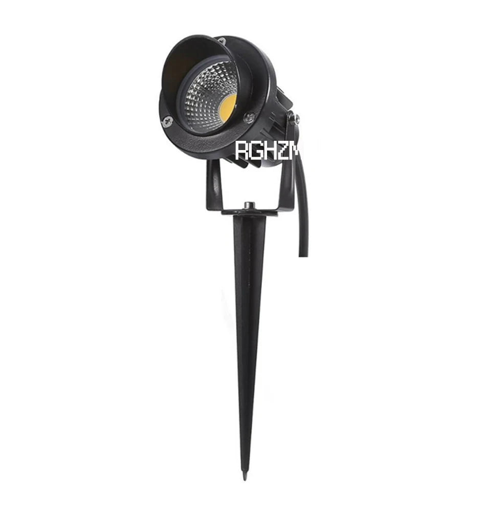 4pcs LED COB Garden Lights 3W 5W 7W 10W Outdoor Spike Lawn Lamp Street Waterproof Landscape Lighting DC12V Spotlights AC110V220V - GlowMart