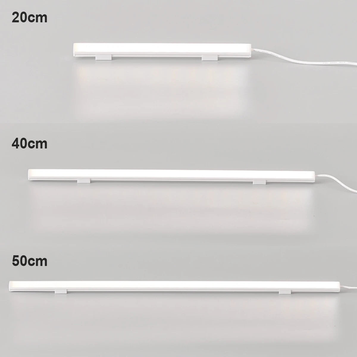 Led Light Tube Reading Lamp Learning 20cm-50cm Cold/warm/neutral/white Magnetic Wall Usb Night Dimmable Closet Strip Cabinet Bar - GlowMart