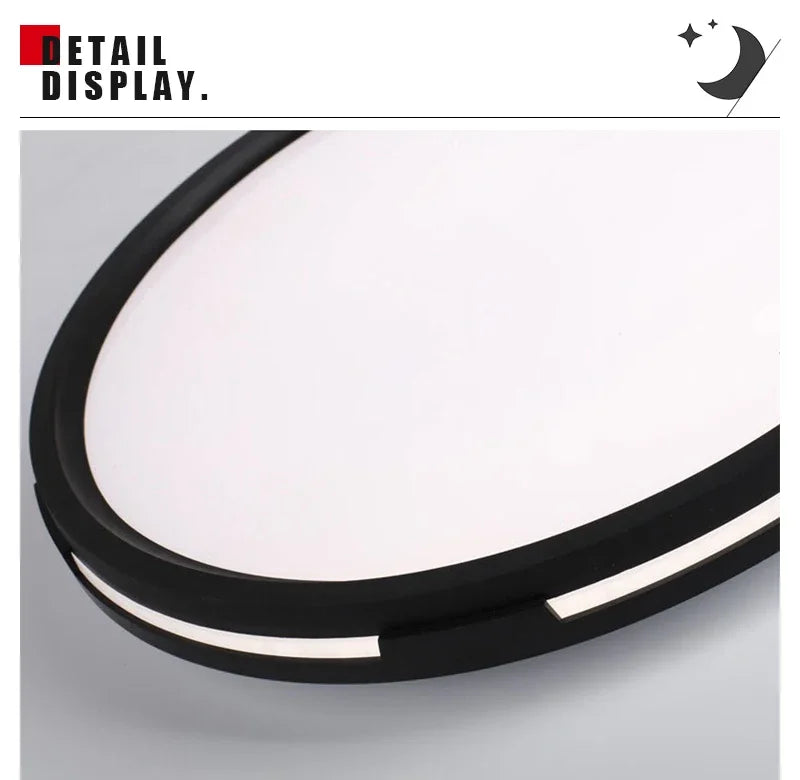 LED Ceiling Light Modern Creative Circular Living Room Bedroom Home Three Proof Ceiling Lamp Kitchen Bathroom Decor Lighting