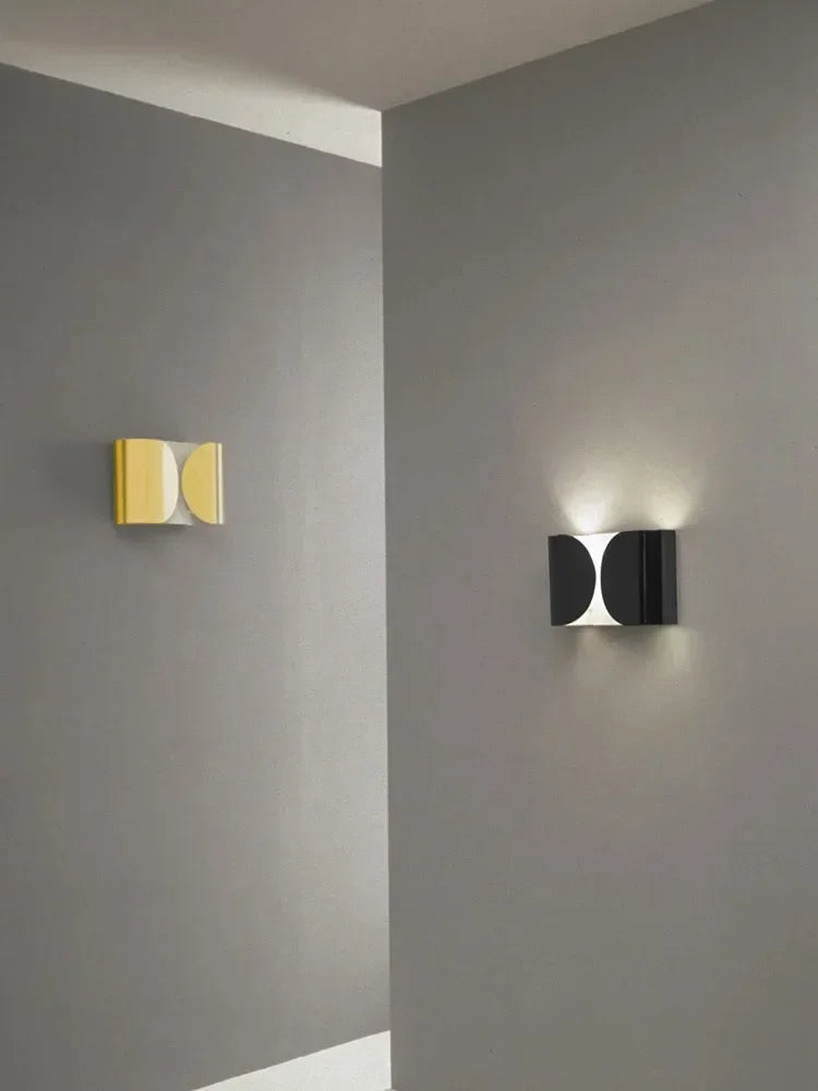 Modern LED wall lamps Dining Living room indoor artistic decorative lighting Bedroom bedside black gold white metal wall lamps - GlowMart