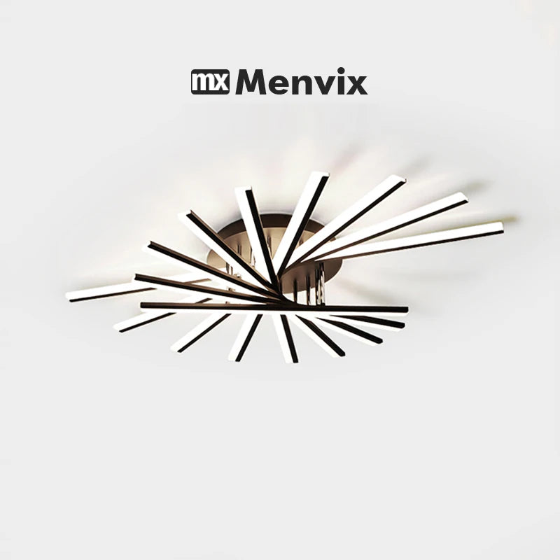 Ceiling Light Simple Modern Bedroom Atmosphere Duplex Villa Hall Nordic Lamps Minimalist Living Room Lamp Room Ceiling Lights