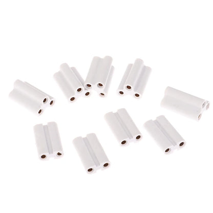10Pcs Led Light And Fluorescent Connector Seamless Joint Unit Be Used In T5 T8 Tube Lamp 2 Pins 3 Pins Connectors Joints - GlowMart