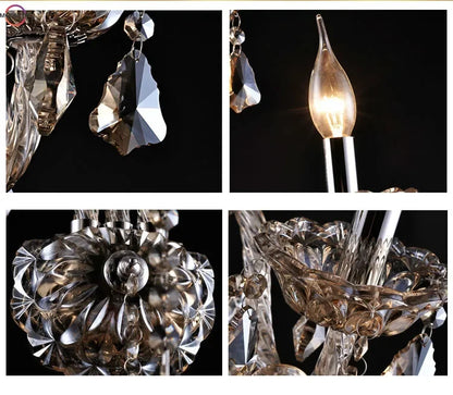 Luxury Wall Sconce Lighting European-style wall lights mirror front lamp bedside lamp crystal lighting bedroom  decor lights - GlowMart