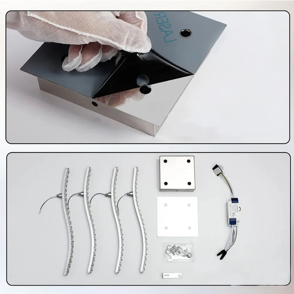 Ceiling Lamp Lights Decorative Led Lamps For Room Chandelier Crystal Chandeliers Home Kitchen Bedroom Living Modern Dining Hallw