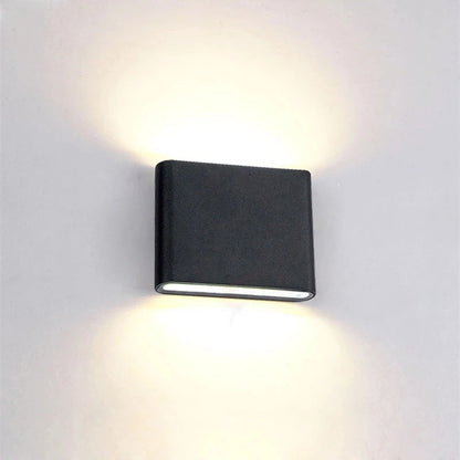 Modern Waterproof outdoor 12W LED wall lamp IP65 Aluminum UP and Down Wall Light Garden porch Sconce Decoration Light 110V 220V - GlowMart