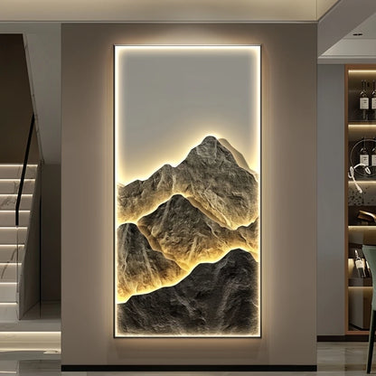Modern Mountain  Interior Painting Led Wall Hanging Lamp For Living Room Lights Kitchen Porch Aisle Dining Room Home Decoration - GlowMart