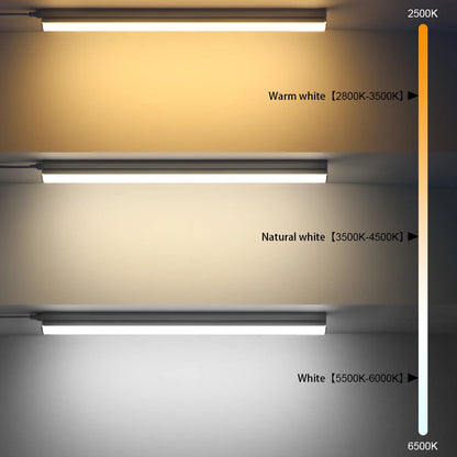 50cm T5/T8 High Brightness LED Light Tube No Power Plug Tube Lamp White/Warm White For Warehouse Garage Kitchen Shop Factory - GlowMart