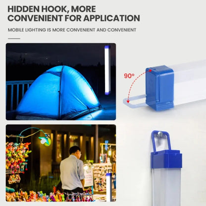 17/32/52CM LED Rechargeable Tube Camping Light Magnetic Suspension Portable Light Bulb Emergency Night Market Outdoor Lighting - GlowMart