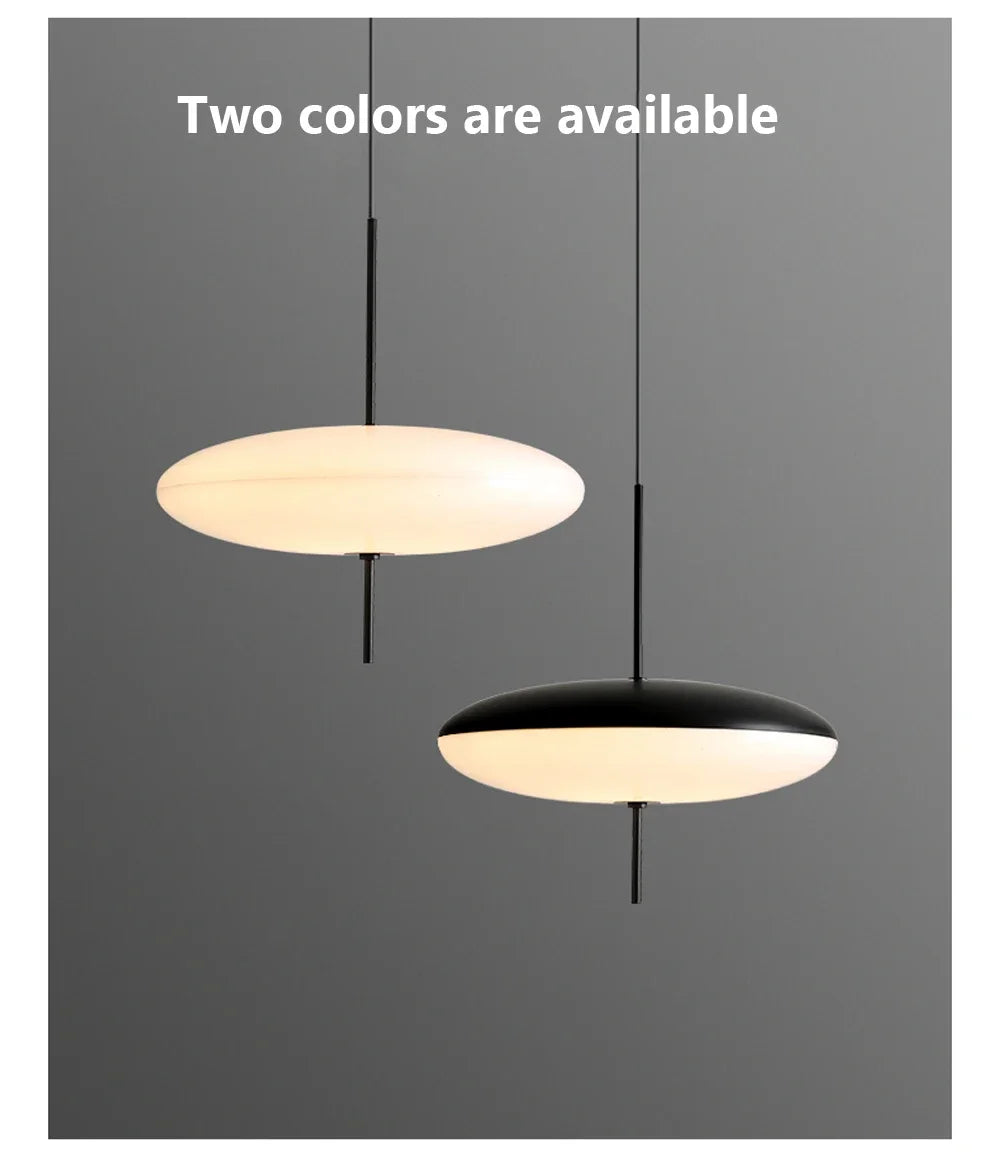Nordic LED Pendant Light Flying Saucer Design Lamp For Bedroom Living Room Bar Cafe Office Indoor Simple Home Decorative Fixture - GlowMart
