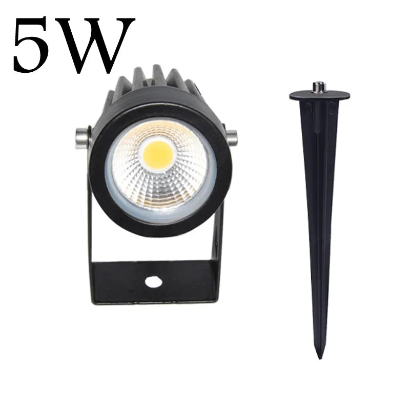 4PCS 1W 3W 5W 7W 10W LED Garden Lawn Lamp Outdoor LED Spike Light Waterproof Lighting Garden Path Spotlights AC 85-265V  DC12V - GlowMart