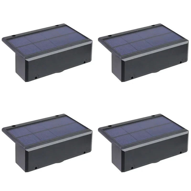 LED Solar Garden Lights Strong Bright Outdoor Sunlight Led Lights IP65 Waterproof Wall Lamp for Courtyard Yard Balcony Fence - GlowMart