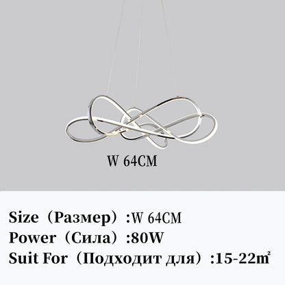 Modern LED Pendant Light DIY Chandelier Lights For Dining Room Living Room Bar Kitchen Room Ceiling Hanging Lamp Home Decor Lamp - GlowMart