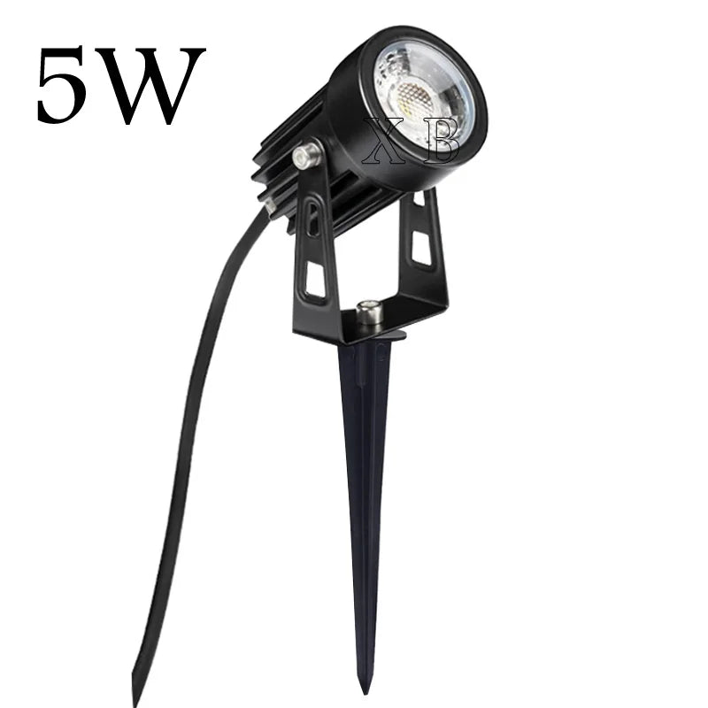 4PCS 1W 3W 5W 7W 10W LED Garden Lawn Lamp Outdoor LED Spike Light Waterproof Lighting Garden Path Spotlights AC 85-265V  DC12V - GlowMart