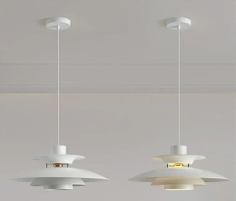 Danish Design LED Art Pendant Light Multicolor Umbrella Hanging Chandelier Living Dining Room Restaurant Lustre Pendant Lamp - GlowMart