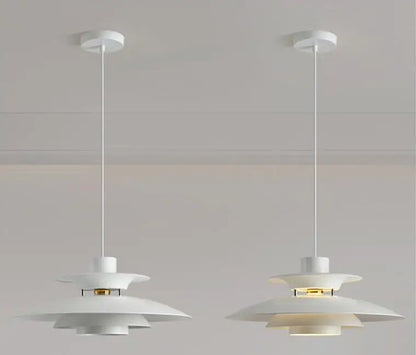 Danish Design LED Art Pendant Light Multicolor Umbrella Hanging Chandelier Living Dining Room Restaurant Lustre Pendant Lamp - GlowMart