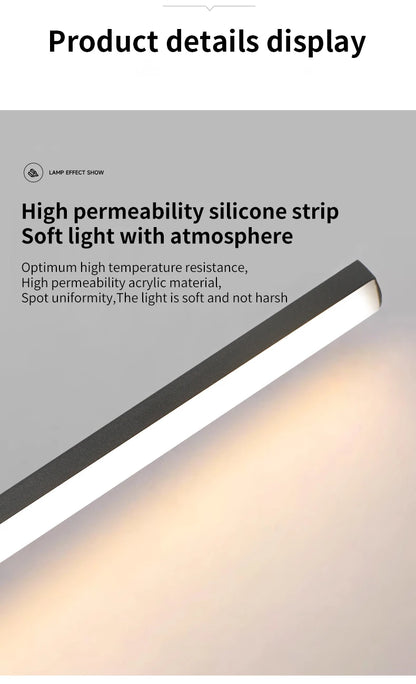 Modern Wall Light Long Lights Nordic Living Room Decorative lights For Wall Corridor Ceiling Light Home Decor Lighting Fixtures