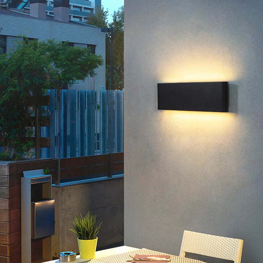 LED Outdoor Waterproof IP65 Wall Light Porch Garden Wall Lamp & Indoor Home Decor Bedroom Living Room Decoration Lighting Lamp - GlowMart